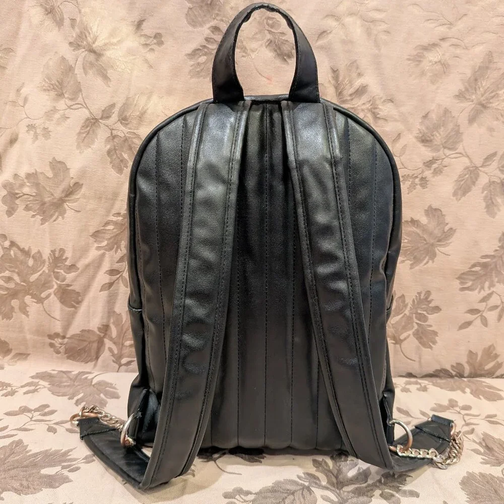 Victoria's Secret Black Glam Rock City Backpack, Used!